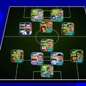 イーフットボール EFOOTBALL COLECTIVE 3213+🔥 | BIGTIME EDEN HAZARD🥵,INIESTA☠️,SAMUEL ETOO⚡,S GERARD,LUIS SUAREZ💥,CAFU,2 MANAGER BOOSTER🌈,CHEAPEST✨
