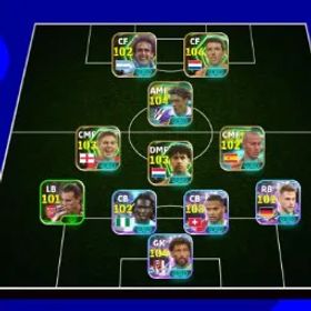 イーフットボール COLECTIVE 3193+🔥 | NEW RUI COSTA🥵 x ROY MAKAAY☠️ x G BATISTUTA⚡ x S GERARD💥 x T ALCANTARA🤩 x VIONZHA💫,READY TO PLAY🌈,CHEAPEST✨