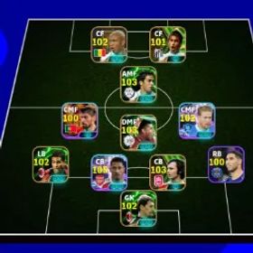 イーフットボール 5 MANAGER BOOSTER🔥| COLECTIVE 3172+💫,SHOWTIME W SALIBA🥵 x RAUL☠️ x NEYMAR JR⚡ x H DIOUF💥 x K DE BRYUNE🤩,READY TO PLAY🌈,CHEAPEST✨