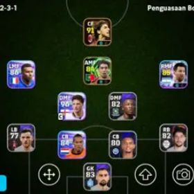イーフットボール Android|PW 2540|BigT Ibrahimovic,Epic Costa,Shwt Jackson,Shwt Messi,etc| EFB3809B