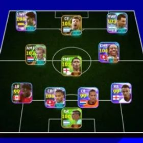 イーフットボール COLLECTIVE STRENGTH 3172 | 🤤EPIC Emiliano Martínez 100🟢EPIC Aguero105 🟢 EPIC belingham 102 🔥SHOWTIME L.DIAZ 103🔰SHOWTIME MESSI 105❤️