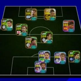 イーフットボール (Premium) Strength - 3203👑 P. E. Aubameyang, Oliver Kahn, Neymar Jr, Vojinha💫 Balanced & Ready To Play✅Save On konami Only