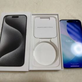 Apple iPhone 15 Pro 本体512GB割れあり