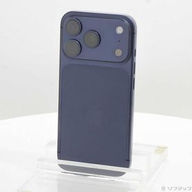 〔中古〕Apple(アップル) iPhone17 Pro 1TB ディープブルー MG8F4J／A SIMフリー〔368-ud〕
