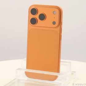 〔中古〕Apple(アップル) iPhone17 Pro 1TB コズミックオレンジ MG8E4J／A SIMフリー〔295-ud〕