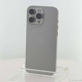 〔中古〕Apple(アップル) iPhone16 Pro Max 256GB ナチュラルチタニウム MYWK3J／A SIMフリー〔377-ud〕