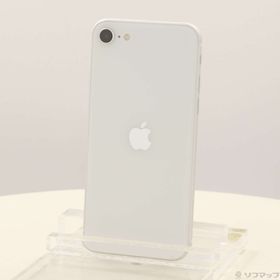 (中古)Apple iPhone SE 第2世代 64GB ホワイト MX9T2J/A SIMフリー(344-ud)