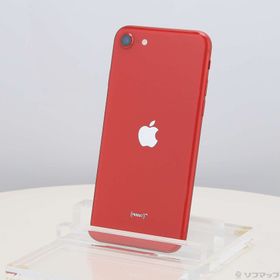 (中古)Apple iPhone SE 第2世代 64GB プロダクトレッド MX9U2J/A SIMフリー(198-ud)