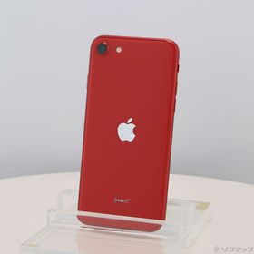 (中古)Apple iPhone SE 第2世代 64GB プロダクトレッド MX9U2J/A SIMフリー(258-ud)