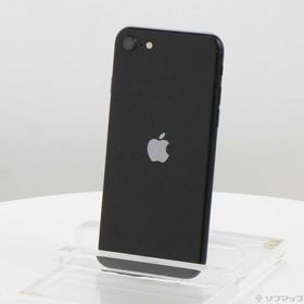 (中古)Apple iPhone SE 第2世代 128GB ブラック MXD02J/A SIMフリー(247-ud)