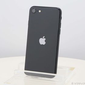 (中古)Apple iPhone SE 第2世代 128GB ブラック MXD02J/A SIMフリー(258-ud)
