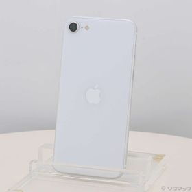 (中古)Apple iPhone SE 第2世代 128GB ホワイト MXD12J/A SoftBank(258-ud)