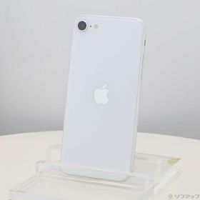 (中古)Apple iPhone SE 第2世代 128GB ホワイト MXD12J/A SIMフリー(258-ud)