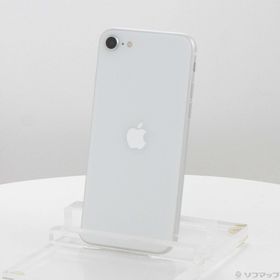 (中古)Apple iPhone SE 第2世代 128GB ホワイト MXD12J/A SIMフリー(198-ud)