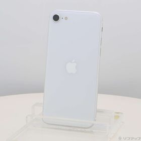 (中古)Apple iPhone SE 第2世代 128GB ホワイト MXD12J/A SIMフリー(297-ud)