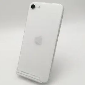 【中古】Apple au 【SIMロック解除済み】 iPhone SE（第2世代） 128GB ホワイト MXD12J/A【大須2】保証期間１ヶ月【ランクC】