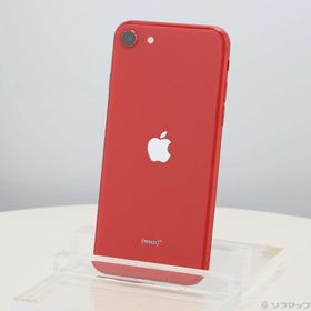 (中古)Apple iPhone SE 第2世代 128GB プロダクトレッド MXD22J/A SIMフリー(258-ud)