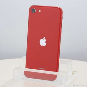 (中古)Apple iPhone SE 第2世代 128GB プロダクトレッド MXD22J/A SIMフリー(258-ud)