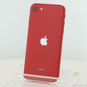 (中古)Apple iPhone SE 第2世代 64GB プロダクトレッド MHGR3J/A SIMフリー(258-ud)
