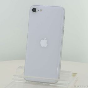 (中古)Apple iPhone SE 第2世代 128GB ホワイト MHGU3J/A SIMフリー(258-ud)