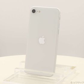 (中古)Apple iPhone SE 第2世代 128GB ホワイト MHGU3J/A SIMフリー(247-ud)
