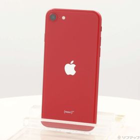 (中古)Apple iPhone SE 第2世代 64GB プロダクトレッド MHGR3J/A SIMフリー(377-ud)