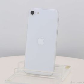 (中古)Apple iPhone SE 第2世代 128GB ホワイト MHGU3J/A SIMフリー(258-ud)