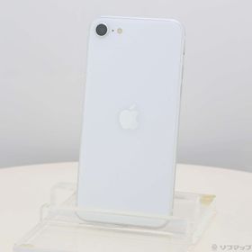 (中古)Apple iPhone SE 第2世代 64GB ホワイト MHGQ3J/A SIMフリー(349-ud)