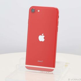 (中古)Apple iPhone SE 第2世代 64GB プロダクトレッド MHGR3J/A SIMフリー(377-ud)