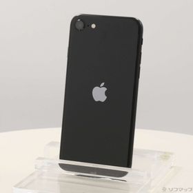(中古)Apple iPhone SE 第2世代 64GB ブラック MHGP3J/A SIMフリー(196-ud)