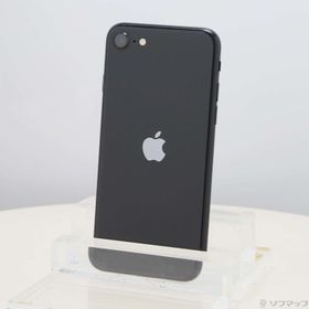 (中古)Apple iPhone SE 第2世代 128GB ブラック NXD02J/A SIMフリー(258-ud)