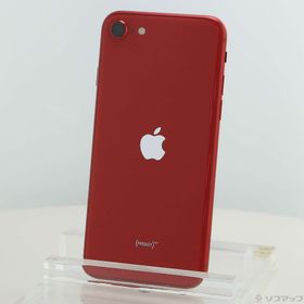 (中古)Apple iPhone SE 第2世代 64GB プロダクトレッド MHGR3J/A SIMフリー(258-ud)