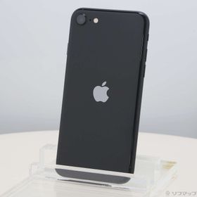 (中古)Apple iPhone SE 第2世代 64GB ブラック MHGP3J/A SIMフリー(196-ud)
