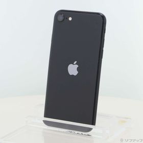 (中古)Apple iPhone SE 第2世代 64GB ブラック MHGP3J/A SIMフリー(198-ud)