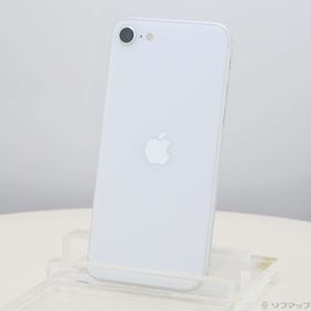 (中古)Apple iPhone SE 第2世代 64GB ホワイト MHGQ3J/A SIMフリー(196-ud)