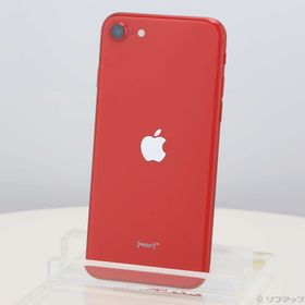 (中古)Apple iPhone SE 第2世代 64GB プロダクトレッド MHGR3J/A SIMフリー(352-ud)