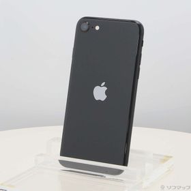 (中古)Apple iPhone SE 第2世代 64GB ブラック MHGP3J/A SIMフリー(258-ud)