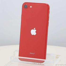 (中古)Apple iPhone SE 第2世代 128GB プロダクトレッド MHGV3J/A SIMフリー(251-ud)