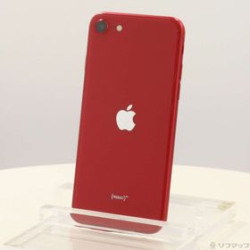 (中古)Apple iPhone SE 第2世代 128GB プロダクトレッド MHGV3J/A SIMフリー(258-ud)