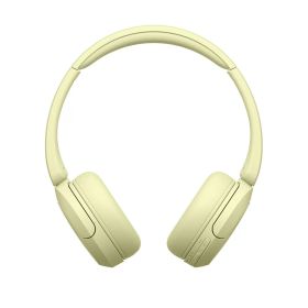 ソニー(SONY) ワイヤレスヘッドホン WH-CH520 イエロー Bluetooth 軽量設計 約147g 専用アプリ対応により好みの音質にカスタマイズできる「イコライザー」設定対応 最大50時間連続再生 3分充電で最大1.5時間再生 急速充電対応 マルチポイント対応 マイク付き ハンズフリー通
