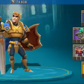 ロードモバイル Conta banco para Lords Mobile - Reino 1.909 | Poder: 69.001.432 | 5 Marchas | Level +25 do Castelo | ID. Prod. 3921