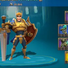 ロードモバイル Conta banco para Lords Mobile - Reino 1.909 | Poder: 67.603.177 | 5 Marchas | Level +25 do Castelo | ID. Prod. 0395
