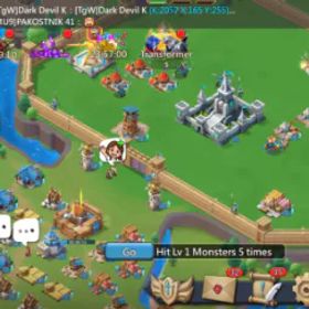 ロードモバイル Castle 7 ⚡ | player level 22 | VIP 3 | might 100K ⚡ gems 2k