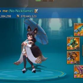 ロードモバイル Lords mobile account for sale 1.6b power, 1.4m gems, 19m troops (1m t5)