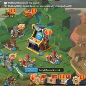 ロードモバイル LORD1099 721M MIGHTS (T4) - 345M RESEARCH - 16M TROOP 170K GEM 6 MIGRATIONS SCROLL