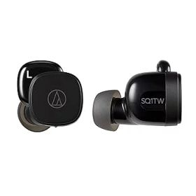 【中古】オーディオテクニカ ATH-SQ1TW ワイヤレスイヤホン bluetooth 急速充電対応 IPX4防水規格 最大19.5時間再生 低遅延 Fast Pair対応 マルチペアリ