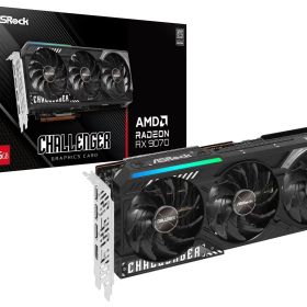 ASRock Radeon RX 9070 Challenger 16G トリプルファンクーラーとLEDインジケーター装備 グラフィックボード｜RX9070 CL 16G
