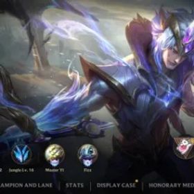 リーグオブレジェンドワイルドリフト Challenger Rank | Level 389 | All Champions Unlocked | 160+ Skins | 13 Legendary | 77 Epic | 1 Mythic | Main Role: Jungle | Top Server Ranks | Competi