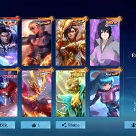 モバイルレジェンド Sasuke ✨️ Kof