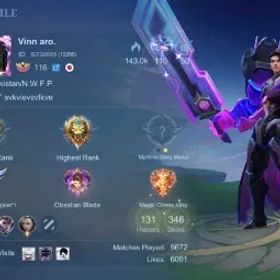 モバイルレジェンド Exalted Collector V 🔥 346 Skins